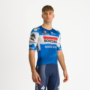 Castelli AERO RACE 7.0 Men Jersey Blue / White | YOUDMX-408