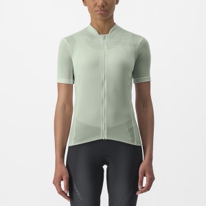 Castelli ANIMA 4 Women Jersey Green | GESYHD-307