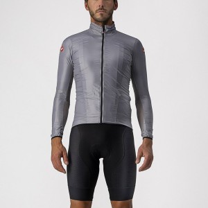 Castelli ARIA SHELL Men Protection Silver Grey | RQGZML-168