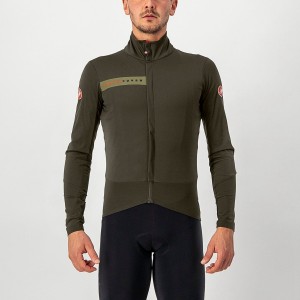 Castelli BETA RoS Men Jackets Green / Green | TWUESO-250