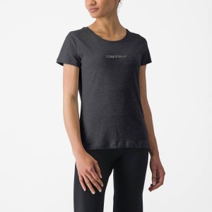 Castelli CASTELLI CLASSICO W TEE Women Casual Black | ZTIHUD-025