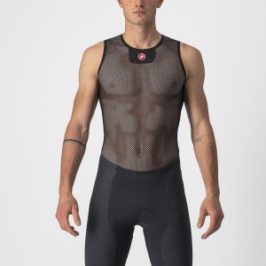 Castelli CORE MESH 3 SLEEVELESS Men Base Layer Black | IUGEXB-248