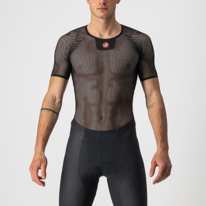 Castelli CORE MESH 3 SS Men Base Layer Black | FBAKYH-904