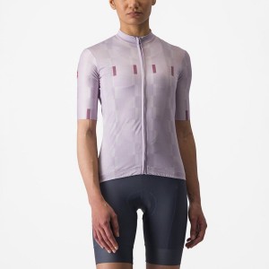 Castelli DIMENSIONE Women Jersey Purple White / Deep Purple | MNDHCI-910