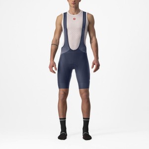 Castelli ENDURANCE 3 Men Bib Shorts Blue | OJREGF-253