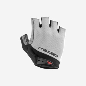 Castelli ENTRATA V Men Gloves White | FYIHTQ-382