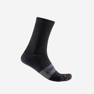 Castelli ESPRESSO 15 Men Socks Black | YCZGAP-507