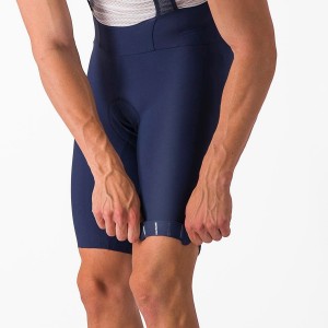 Castelli ESPRESSO Men Bib Shorts Blue | GZLFYR-586