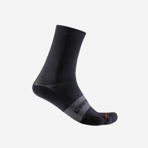 Castelli ESPRESSO W 12 Women Socks Black | HCWTJA-965