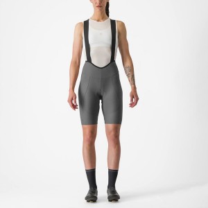 Castelli ESPRESSO W DT Women Bib Shorts Grey | BRPIJG-917