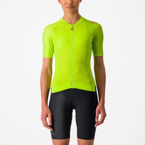 Castelli ESPRESSO W Women Jersey Light Green / Deep Green | NQBGDI-564