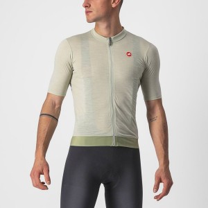 Castelli ESSENZA Men Jersey Green | GLDZPC-162