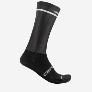 Castelli FAST FEET 2 Men Socks Black | BXFAQZ-318