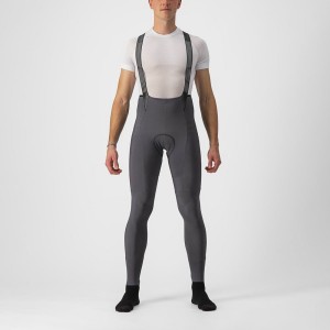 Castelli FREE AERO RC Men Bib Tights Dark Grey | QNEAFG-548