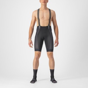 Castelli INSIDER 2 Men Bib Shorts Black | ZVKUBT-674