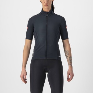 Castelli PERFETTO RoS 2W WIND Women Jackets Black | NGLQRX-856