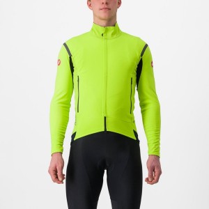 Castelli PERFETTO RoS 2 Men Jackets Light Green / Dark Grey | ZDLXHP-682