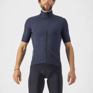 Castelli PERFETTO RoS 2 WIND Men Jackets Blue | ZJRIVE-109