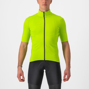 Castelli PERFETTO RoS 2 WIND Men Jackets Light Green | TPVFSL-657