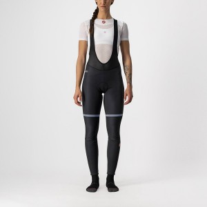 Castelli POLARE W Women Bib Tights Black | KWIYCS-762