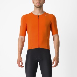 Castelli PREMIO Men Jersey Orange Red | ANOFBG-219