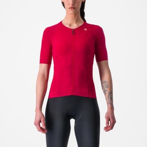 Castelli PREMIO W Women Jersey Red | MSZEUV-968