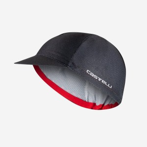 Castelli ROSSO CORSA 2 Men Cap Black | XWZYIR-428