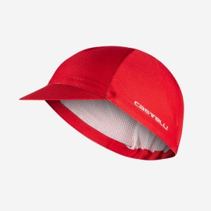 Castelli ROSSO CORSA 2 Men Cap Red | YNRJOA-168