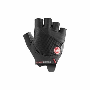 Castelli ROSSO CORSA 2 W Women Gloves Black | VBOXPN-273