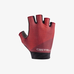 Castelli ROUBAIX GEL 2 Women Gloves Red | BWHYOS-365