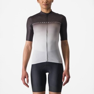 Castelli SALITA Women Jersey Black / Silver Grey / White | TJDYMQ-059