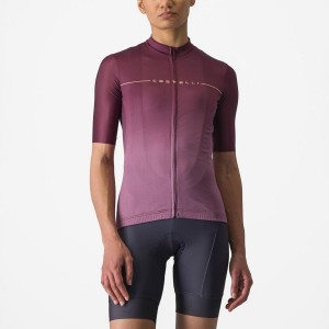 Castelli SALITA Women Jersey Deep Burgundy / Deep Purple | EJMPVY-058