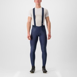 Castelli SORPASSO RoS Men Bib Tights Blue | BSWPLC-502