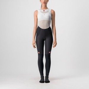 Castelli SORPASSO RoS W Women Leggings Black / Silver | PCWYZG-890