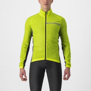 Castelli SQUADRA STRETCH Men Protection Light Green / Dark Grey | OWVBDP-640