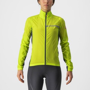 Castelli SQUADRA STRETCH W Women Protection Light Green / Dark Grey | RGUXMW-129