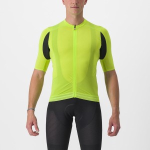 Castelli SUPERLEGGERA 3 Men Jersey Light Green | BZLQNY-460