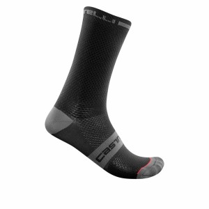 Castelli SUPERLEGGERA T 18 Men Socks Black | OGPQSX-892