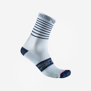 Castelli SUPERLEGGERA W 12 Women Socks Blue | PDAOIM-431