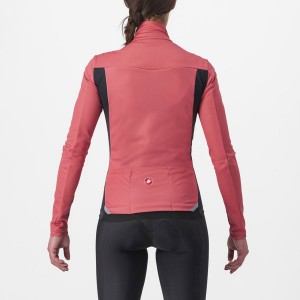 Castelli TRANSITION 2 W Women Jackets Red / Black | CYMXWU-276