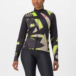 Castelli TROPICALE LS Women Jersey Black | XTQIZF-092