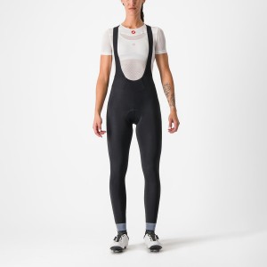 Castelli TUTTO NANO W Women Bib Tights Black | ENASKT-967