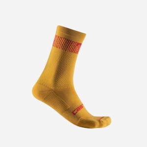 Castelli UNLIMITED 18 Men Socks Red | VRJNIZ-382