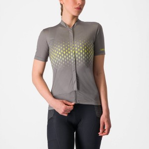 Castelli UNLIMITED SENTIERO 3 Women Jersey Grey | QIKWHY-602