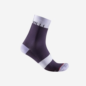 Castelli VELOCISSIMA 12 Women Socks Purple | XFHBZI-158