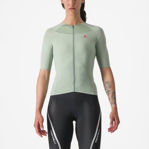 Castelli VELOCISSIMA 2 Women Jersey Green / Blue | VXNAQU-437