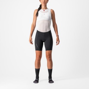 Castelli VELOCISSIMA 3 Women Shorts Black / Black | HZVAIB-127