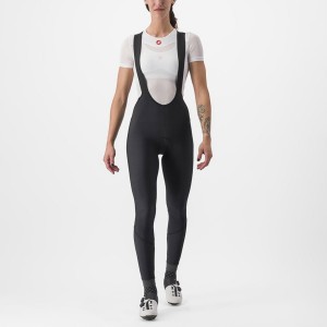 Castelli VELOCISSIMA DT Women Bib Tights Black / Black | RIJMGB-416