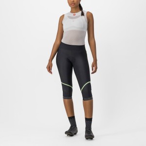 Castelli VELOCISSIMA THERMAL KNICKER Women Leggings Black / Mint / Black | TLRVJG-563