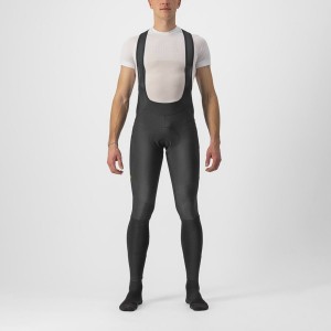 Castelli VELOCISSIMO 5 Men Bib Tights Black / Light Green | TGODQI-362